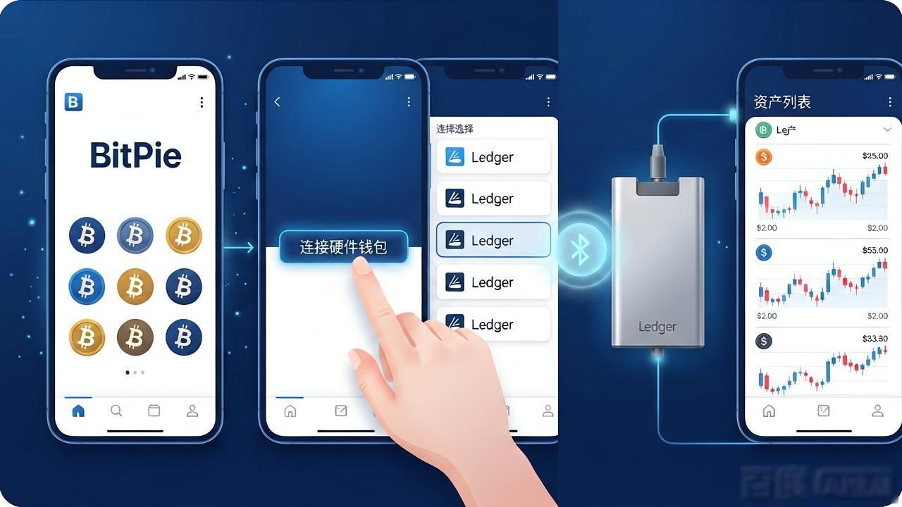 比特派APP下载后，三步连接你的钱包账户