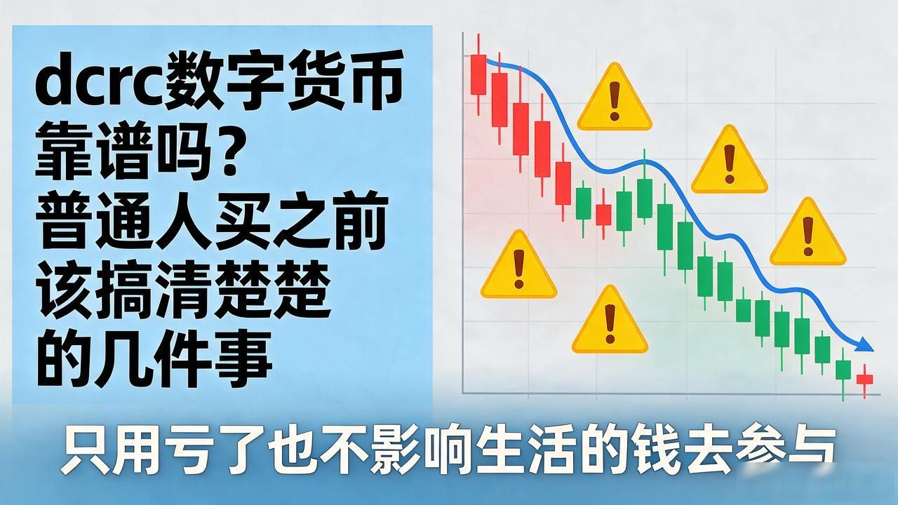 dcrc数字货币靠谱吗？普通人买之前该搞清楚的几件事