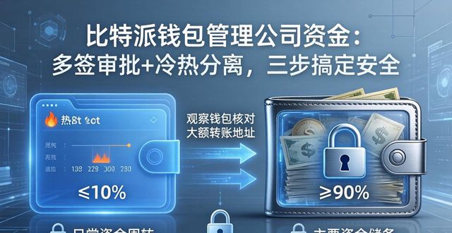 比特派钱包管理公司资金：多签审批+冷热分离，三步搞定安全