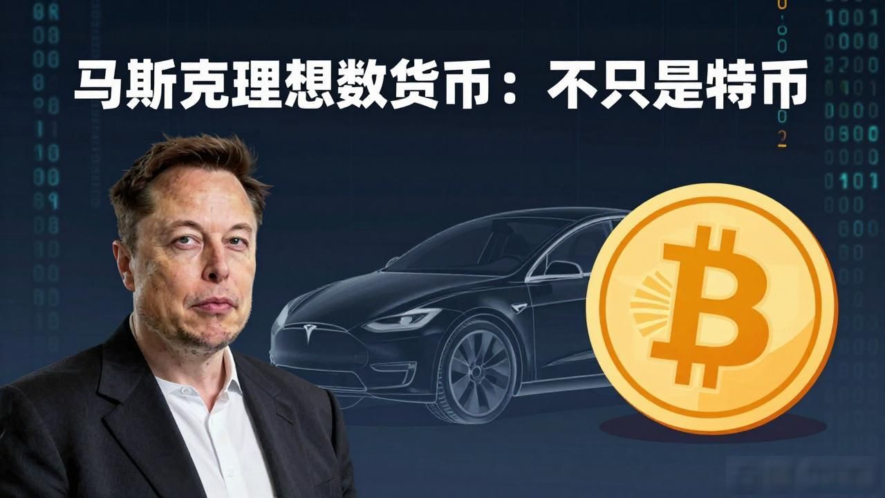 马斯克理想的数字货币：不只是比特币