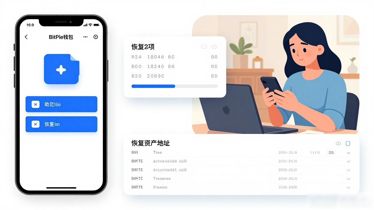BitPie钱包丢了怎么办？记住这4步备份恢复法
