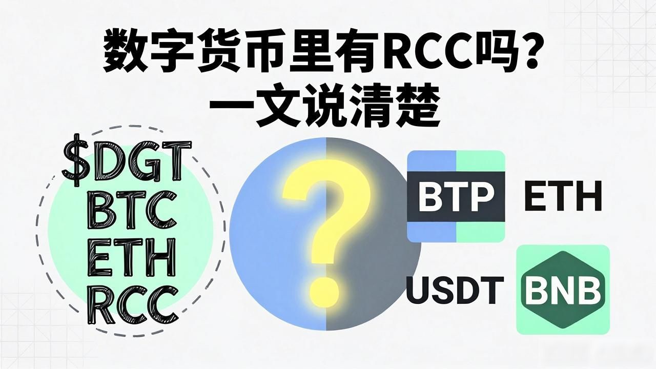 数字货币里有RCC吗？一文说清楚