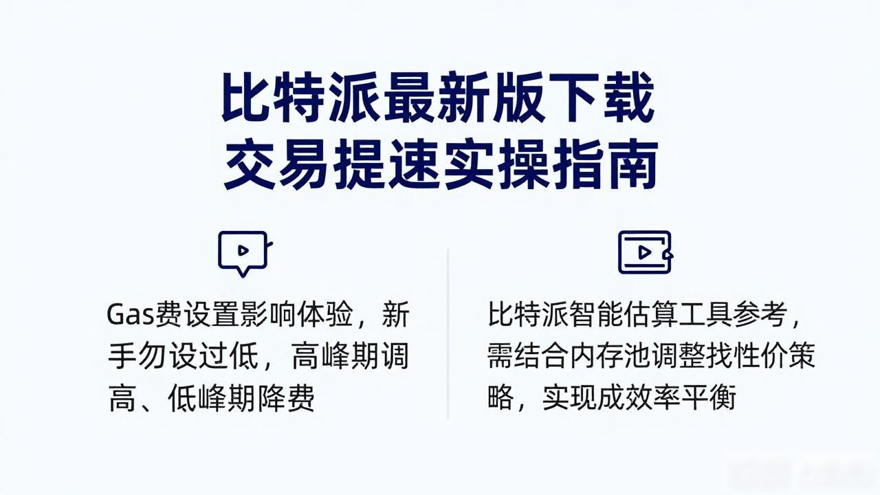 比特派最新版下载与交易提速实操指南