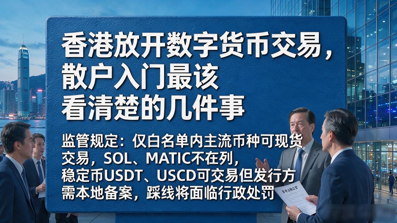 香港放开数字货币交易，散户入门最该看清楚的几件事
