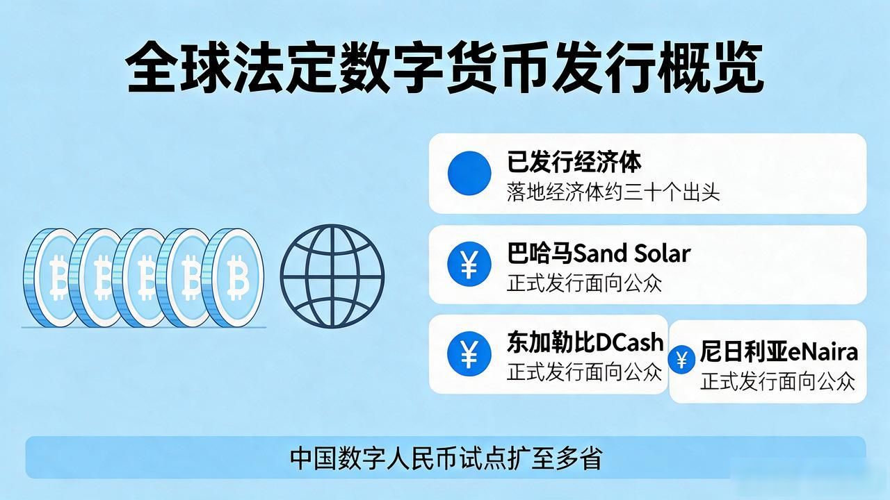 多少国家有数字货币？2026年最新数据全在这儿