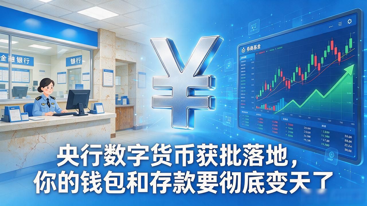 央行数字货币获批落地，你的钱包和存款要彻底变天了