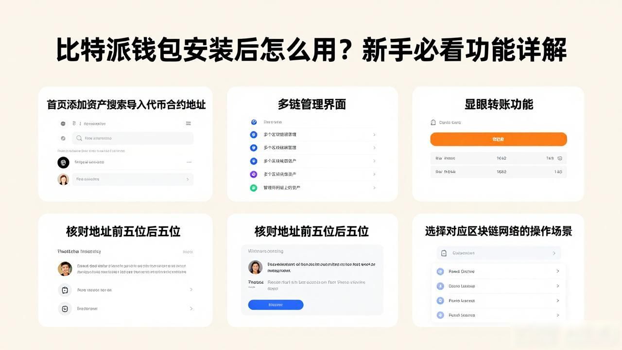 比特派钱包安装后怎么用？新手必看功能详解