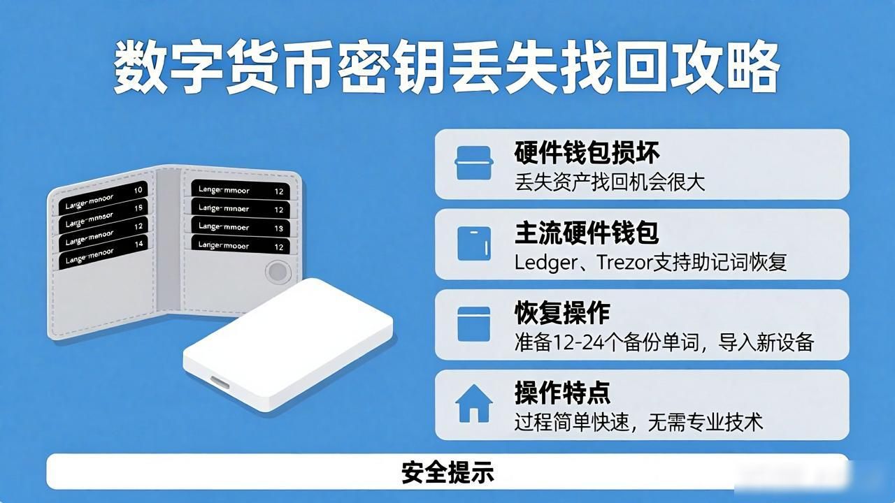 数字货币密钥丢失怎么找回？完整攻略来了