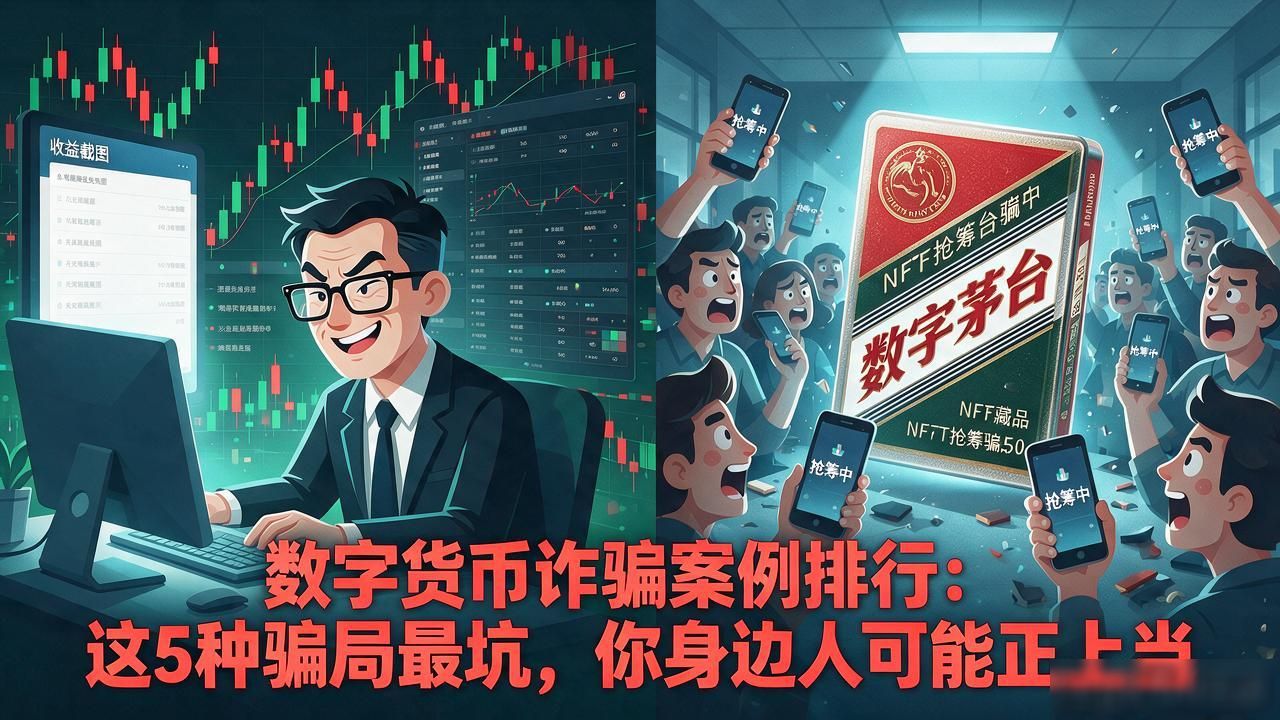 数字货币诈骗案例排行：这5种骗局最坑，你身边人可能正上当