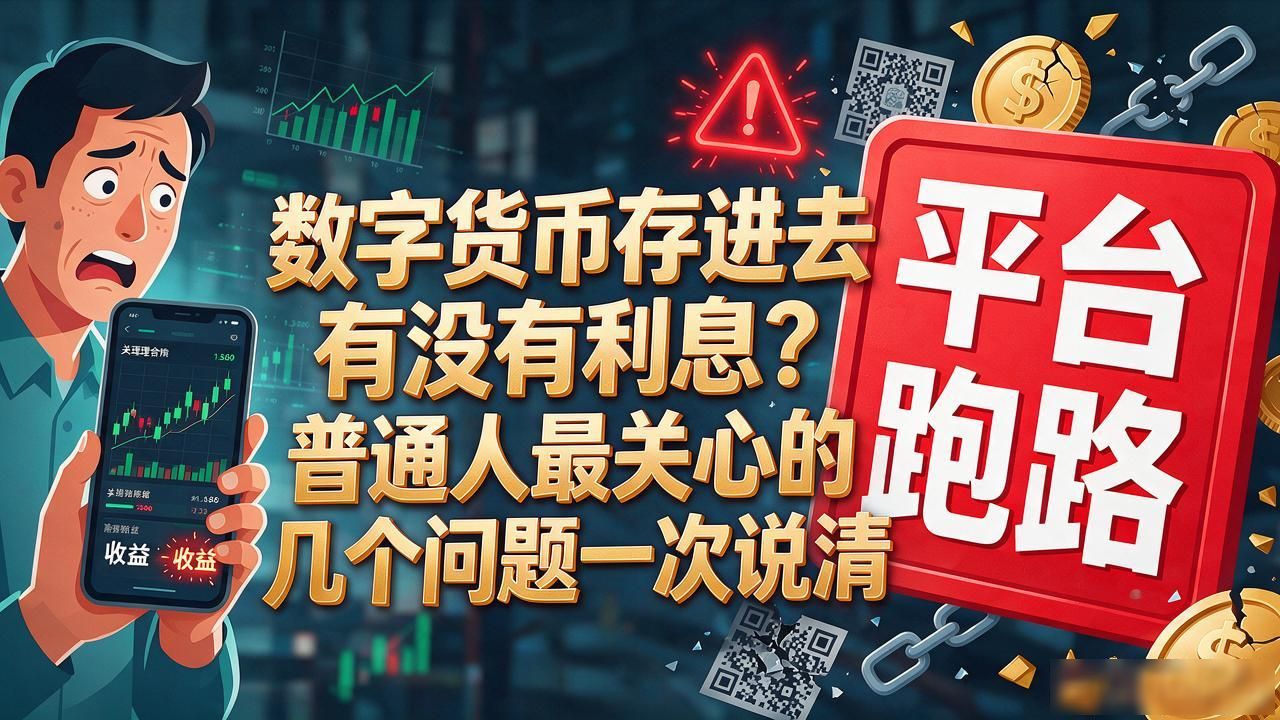 数字货币存进去有没有利息？普通人最关心的几个问题一次说清