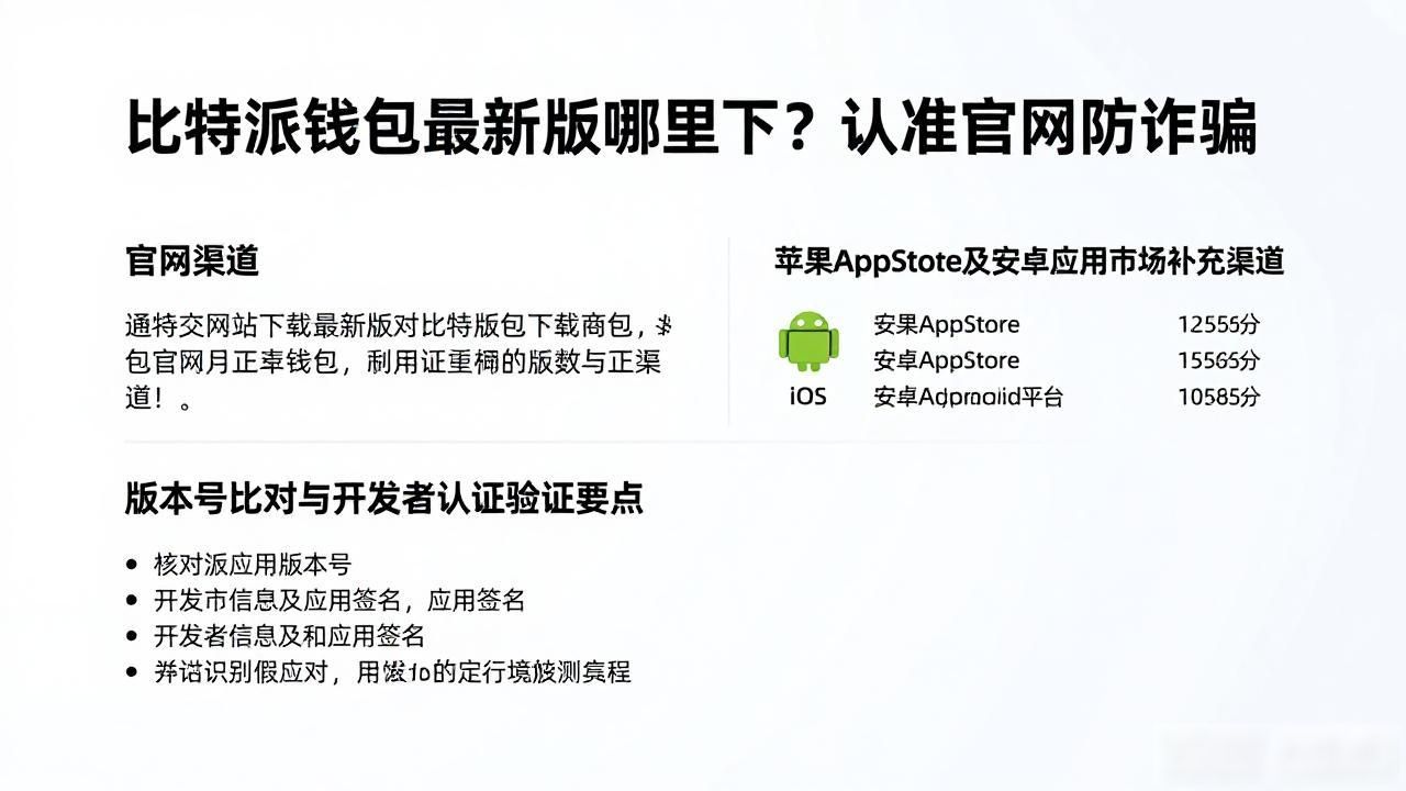 比特派钱包最新版哪里下？认准官网防诈骗