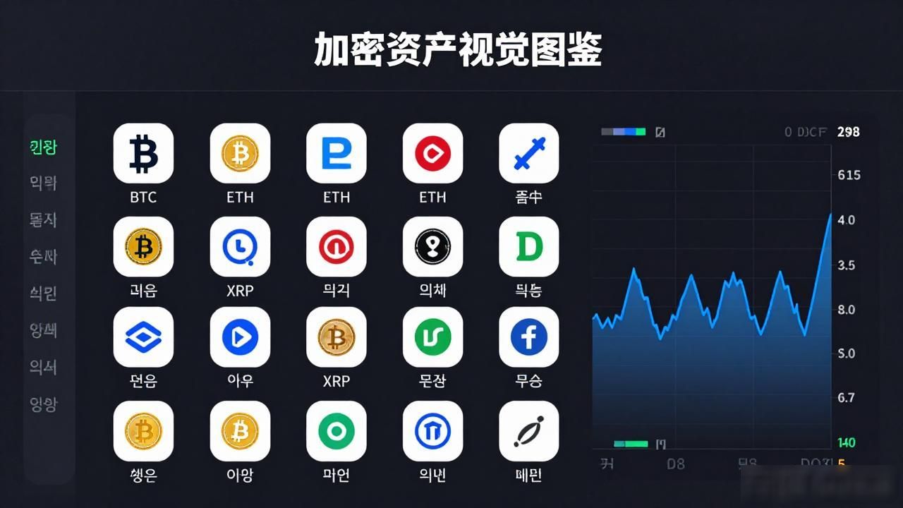 韩语数字货币图片大全：韩国加密资产视觉图鉴