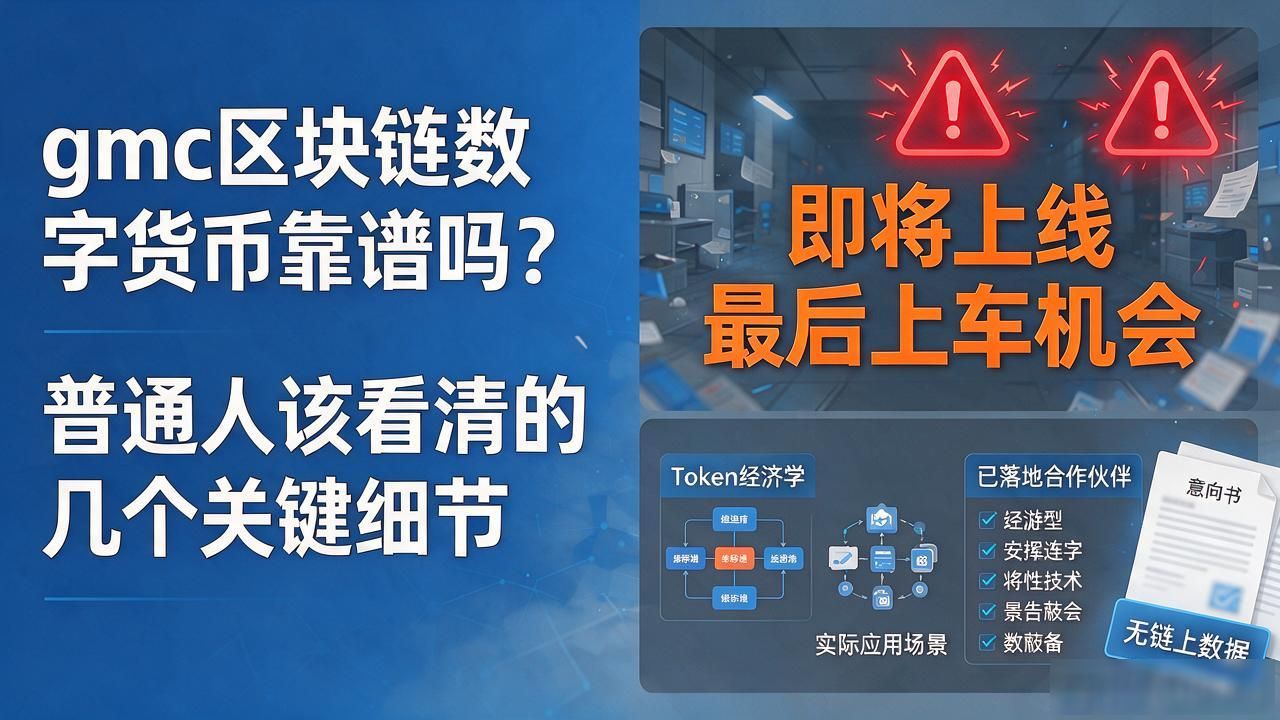 gmc区块链数字货币靠谱吗？普通人该看清的几个关键细节