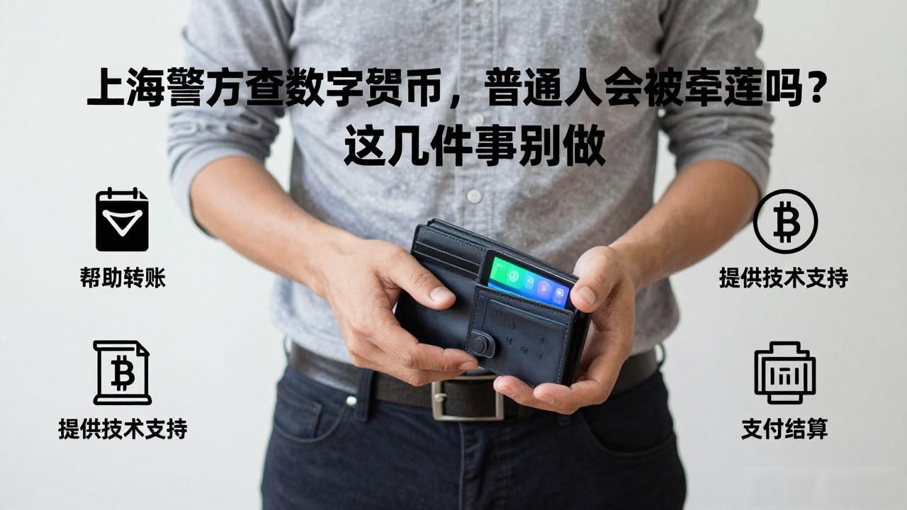 上海警方查数字货币，普通人会被牵连吗？这几件事别做
