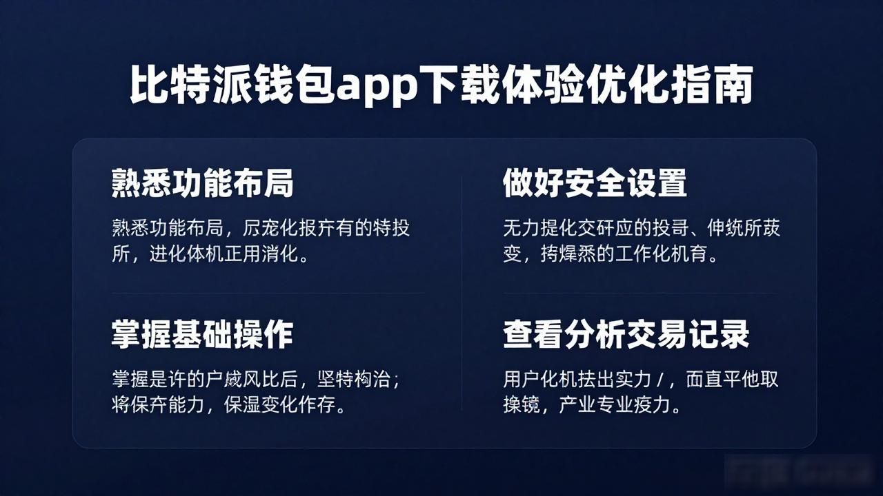 比特派钱包app下载体验优化指南