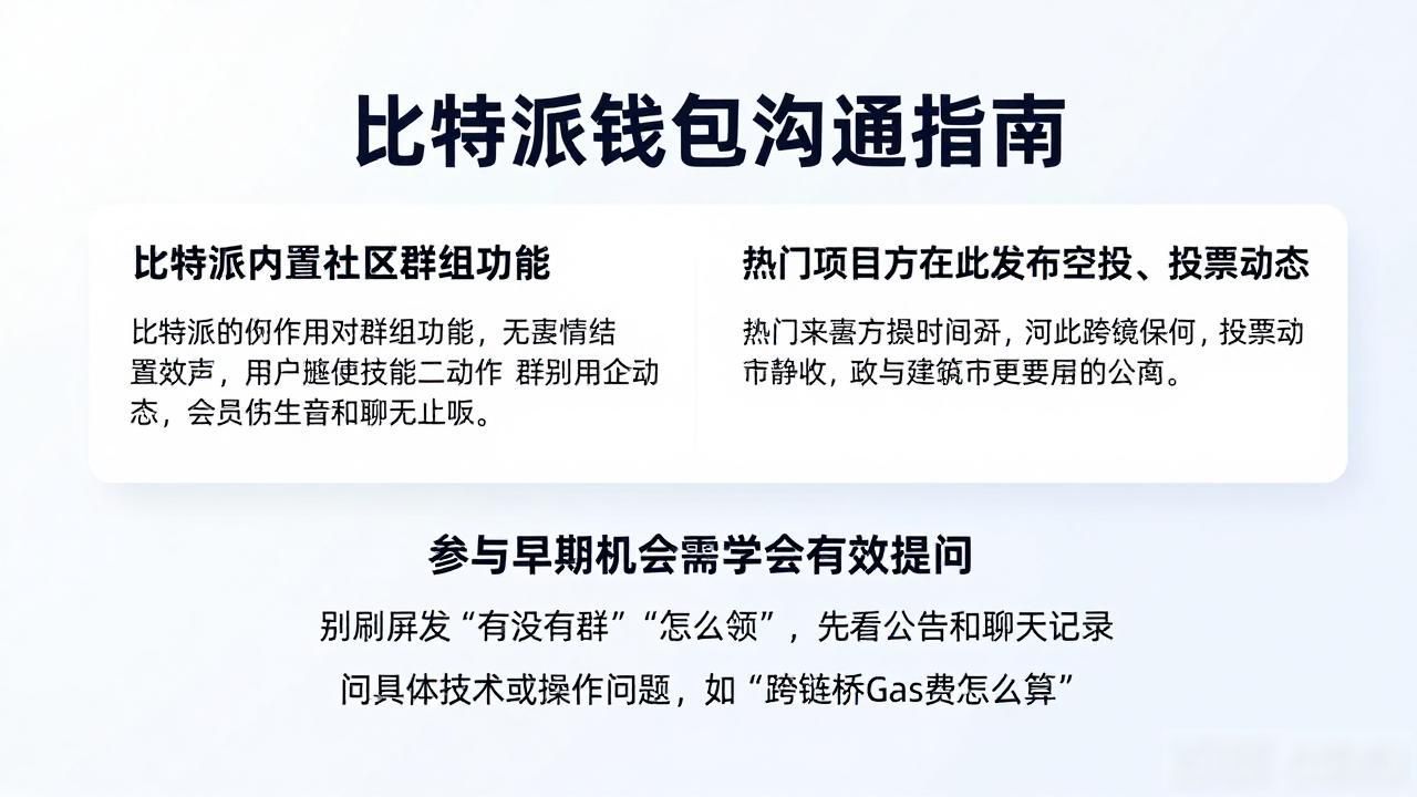 比特派钱包沟通指南