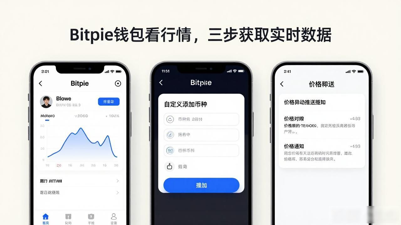 Bitpie钱包看行情，三步获取实时数据