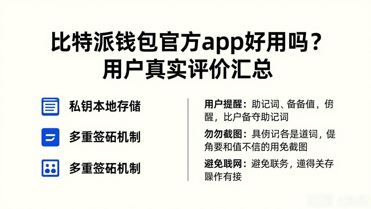 比特派钱包官方app好用吗？用户真实评价汇总