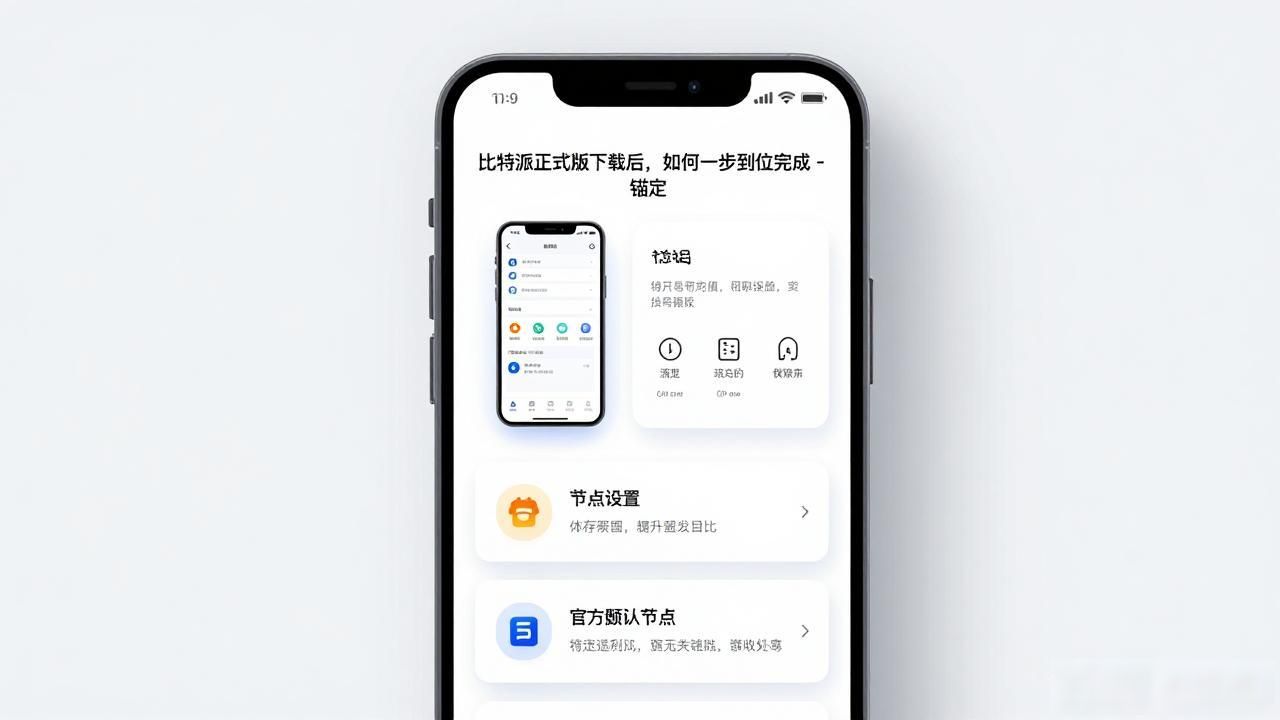 比特派正式版下载后，如何一步到位完成锚定