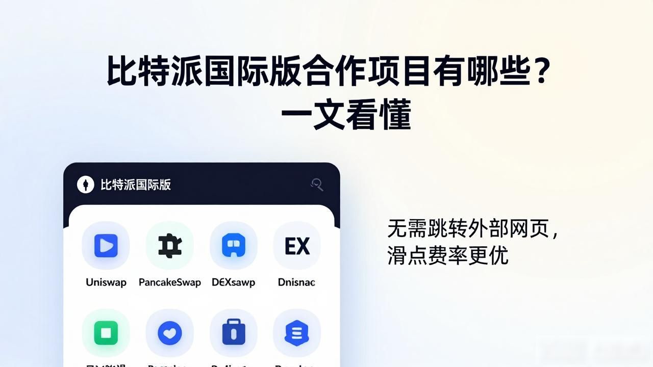 比特派国际版合作项目有哪些？一文看懂