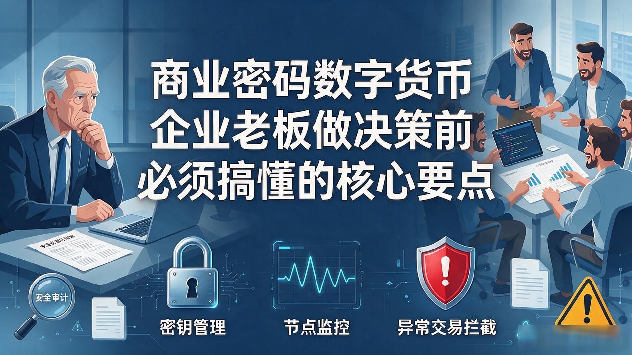 商业密码数字货币 企业老板做决策前必须搞懂的核心要点